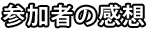 参加者の感想